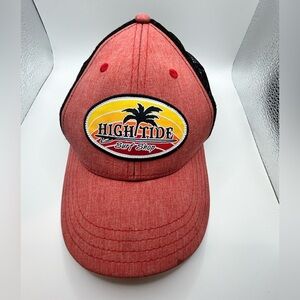 High Tide Surf Shop Trucker Hat Pukka Snapback Mesh Beach Cap